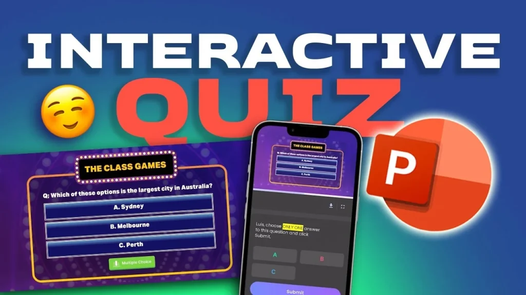 How to make an INTERACTIVE QUIZ in POWERPOINT 🤩 - YouTube