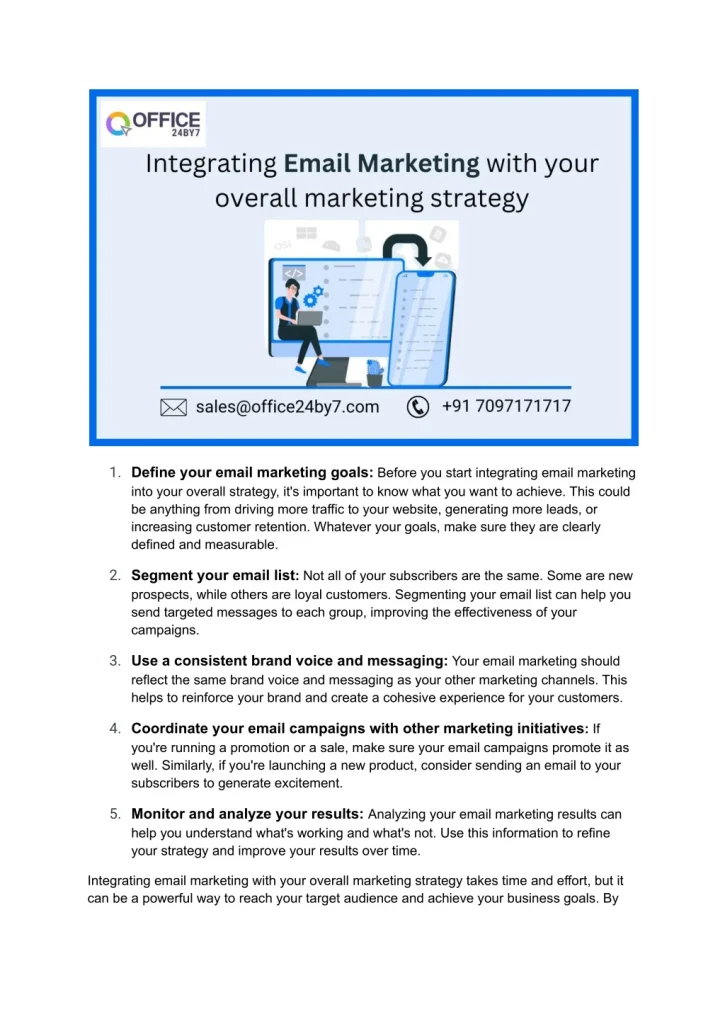 PPT - Integrating Email Marketing with Your Overall Marketing Strategy