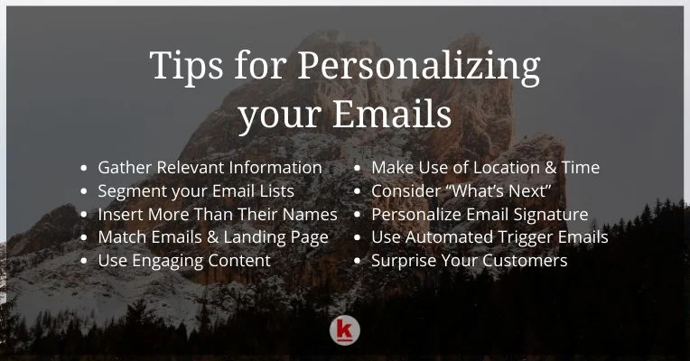 Tips for personalizing your emails